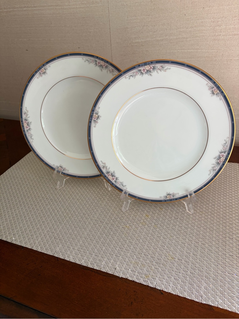 Lot Of 2~ Vintage Noritake 3763 Ontario 8 1/4" Salad/Desert/Luncheon Plates
